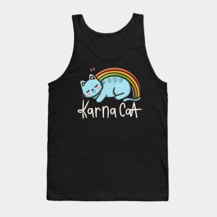 Karma Is A Cat Tank Top